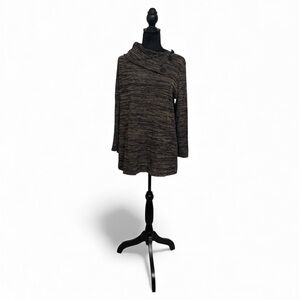 Westbound Women's Dark Brown Cowl Neck Sweater